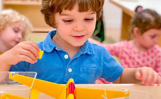 Classroom activity at Playgarden Prep French