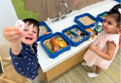 Children engaged in classroom activities at Playgarden Prep