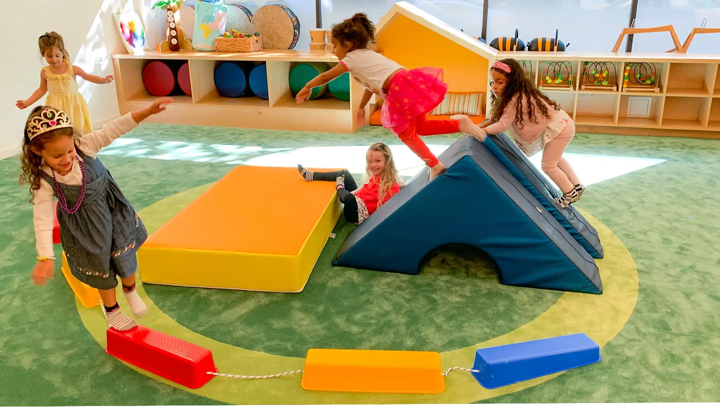 Children playing at Playgarden Prep language immersion program