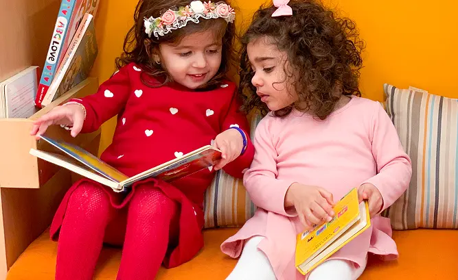 Classroom activity at Playgarden Prep French